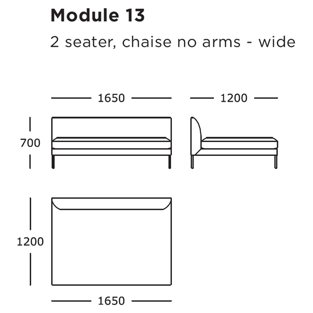 Blade Modular Sofa (Modules 9-16)