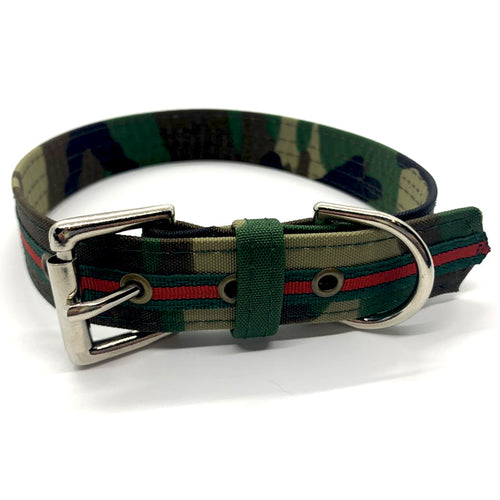 Dog Bar Camo Designer Inspired Adjustable Collar