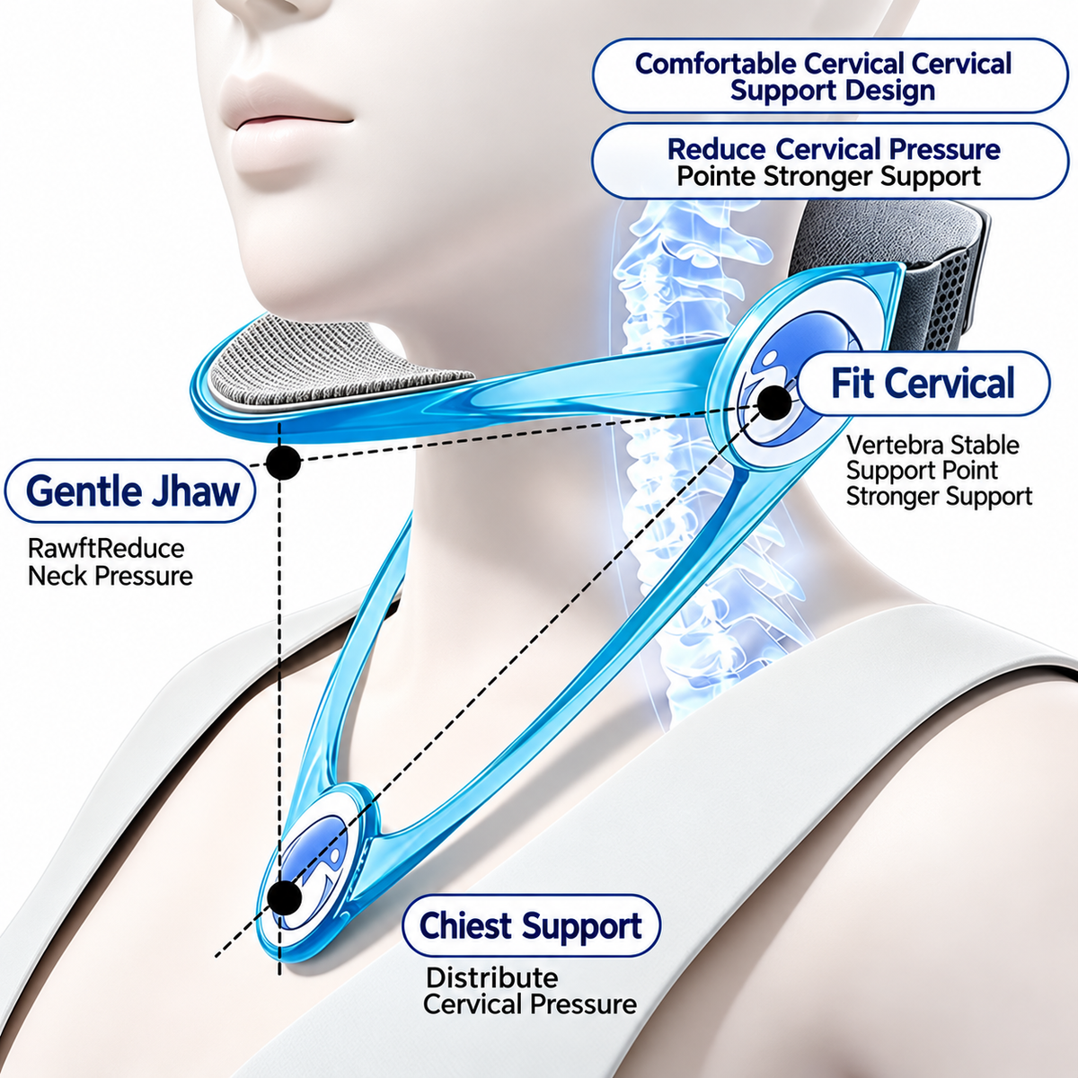 Adjustable Neck Support Brace