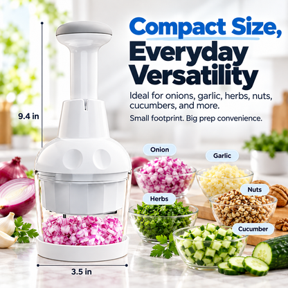 Manual Push Food Chopper