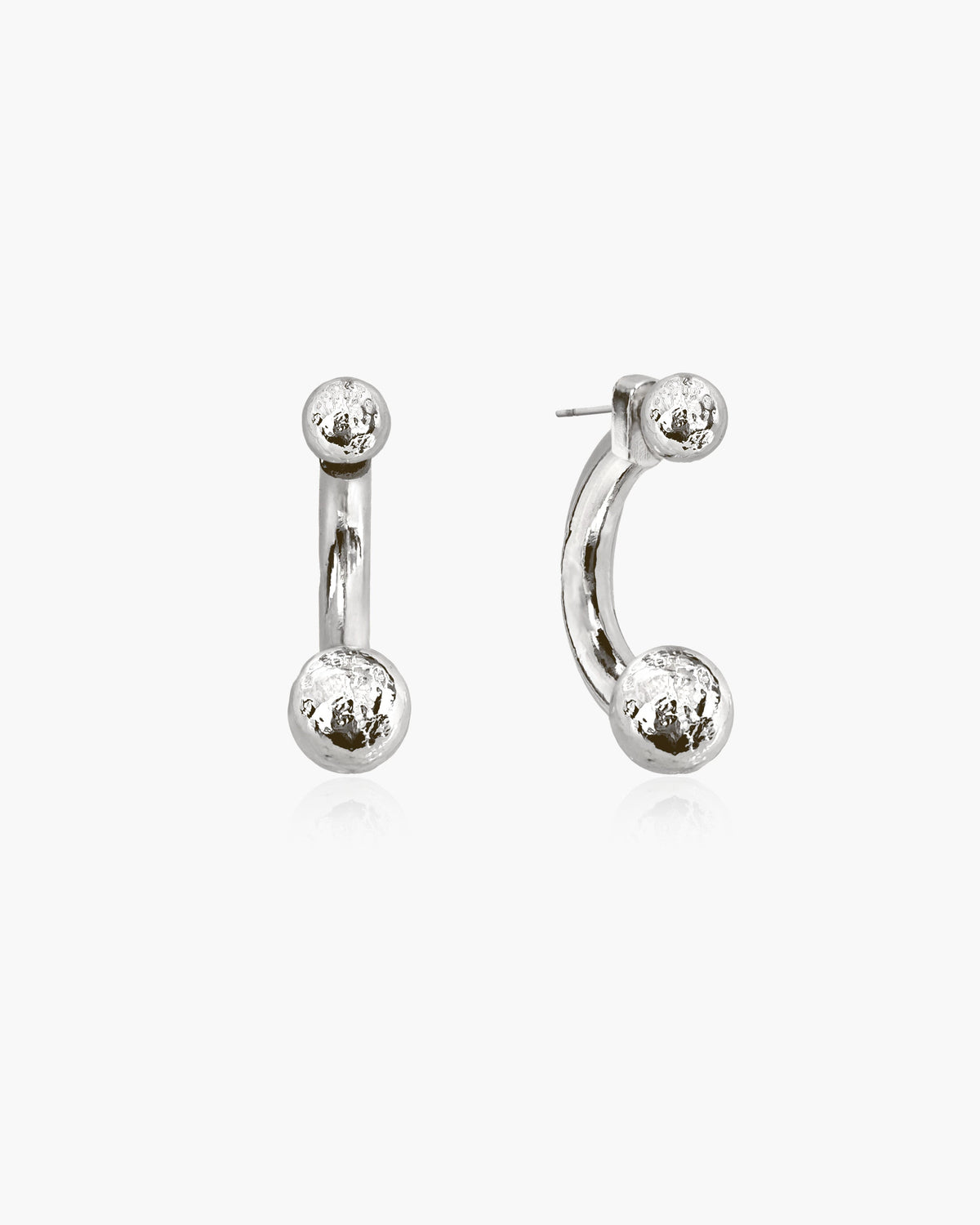 Clio Earrings in Silver