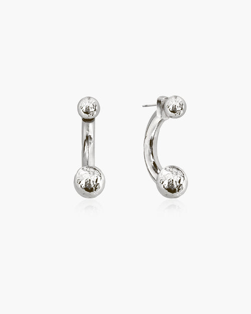 Clio Earrings in Silver