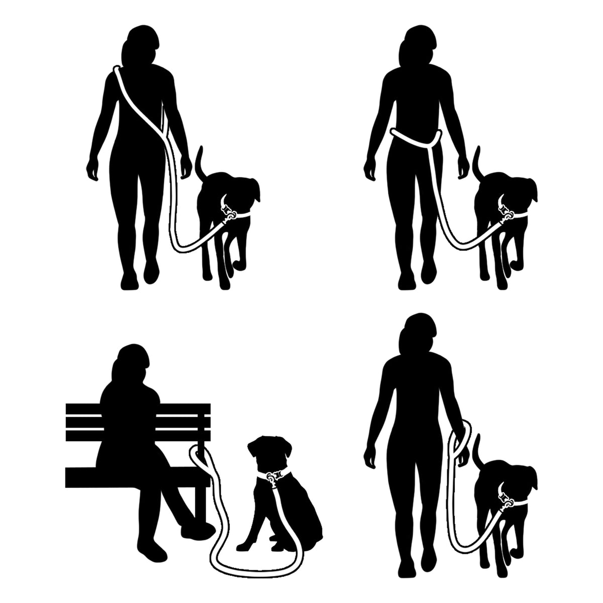 Hands Free Rope Leash - Mint to Be