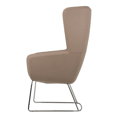Arca Lounge Armchair - Sled Base