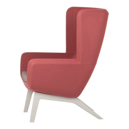 Arca 909S Lounge Armchair - Wooden Sled Base