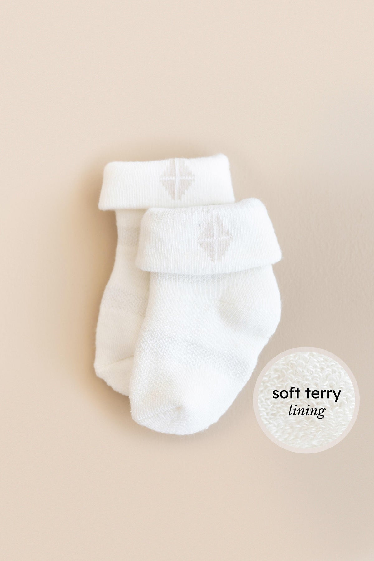 Baby 3-Pack Socks in Cloud