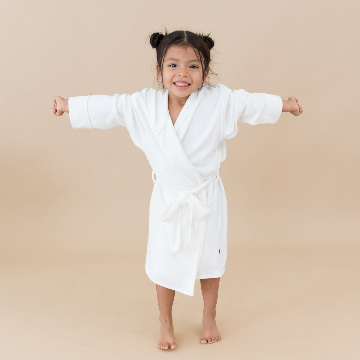 Hooded Bath Robe in Cloud