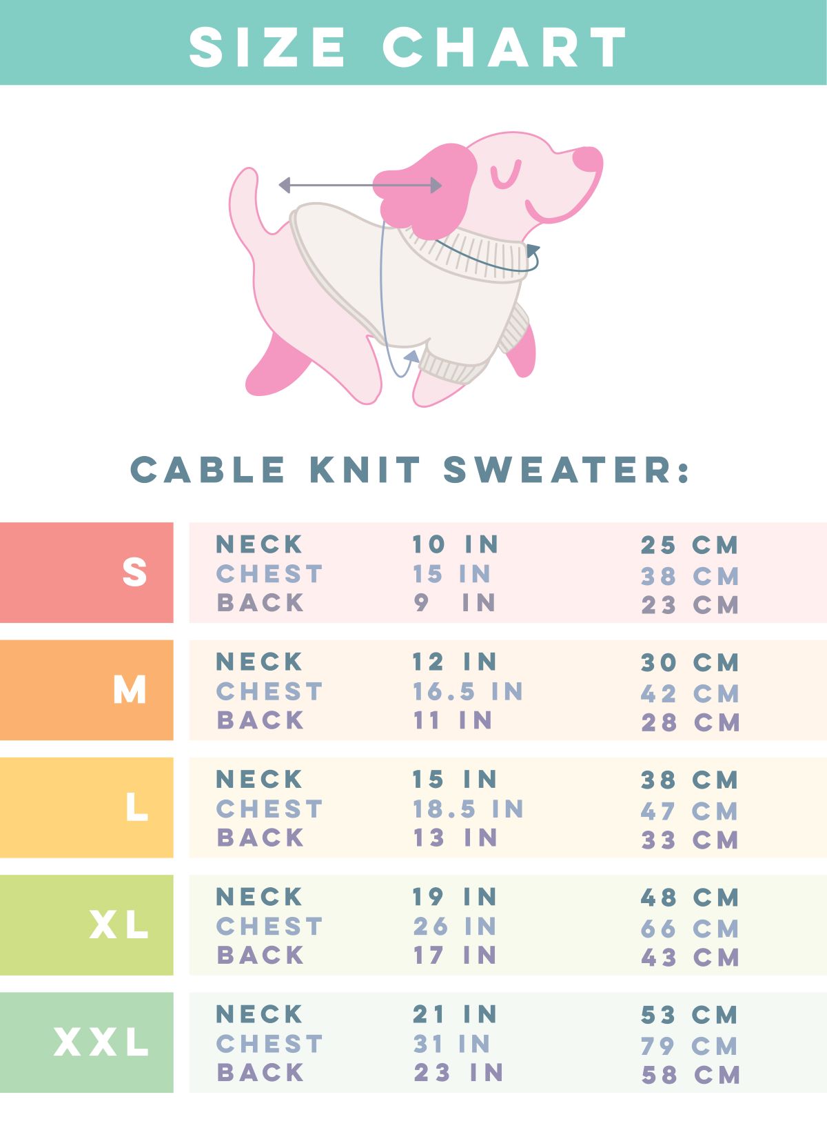 Pet Cable Knit Sweater - Gray