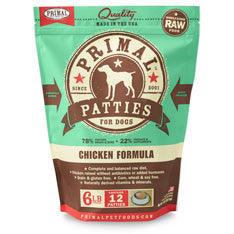 Primal Raw Patties for Dogs