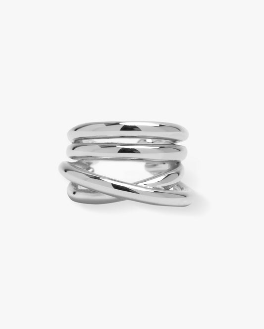 "She's So Smooth" Ear Cuff - Silver