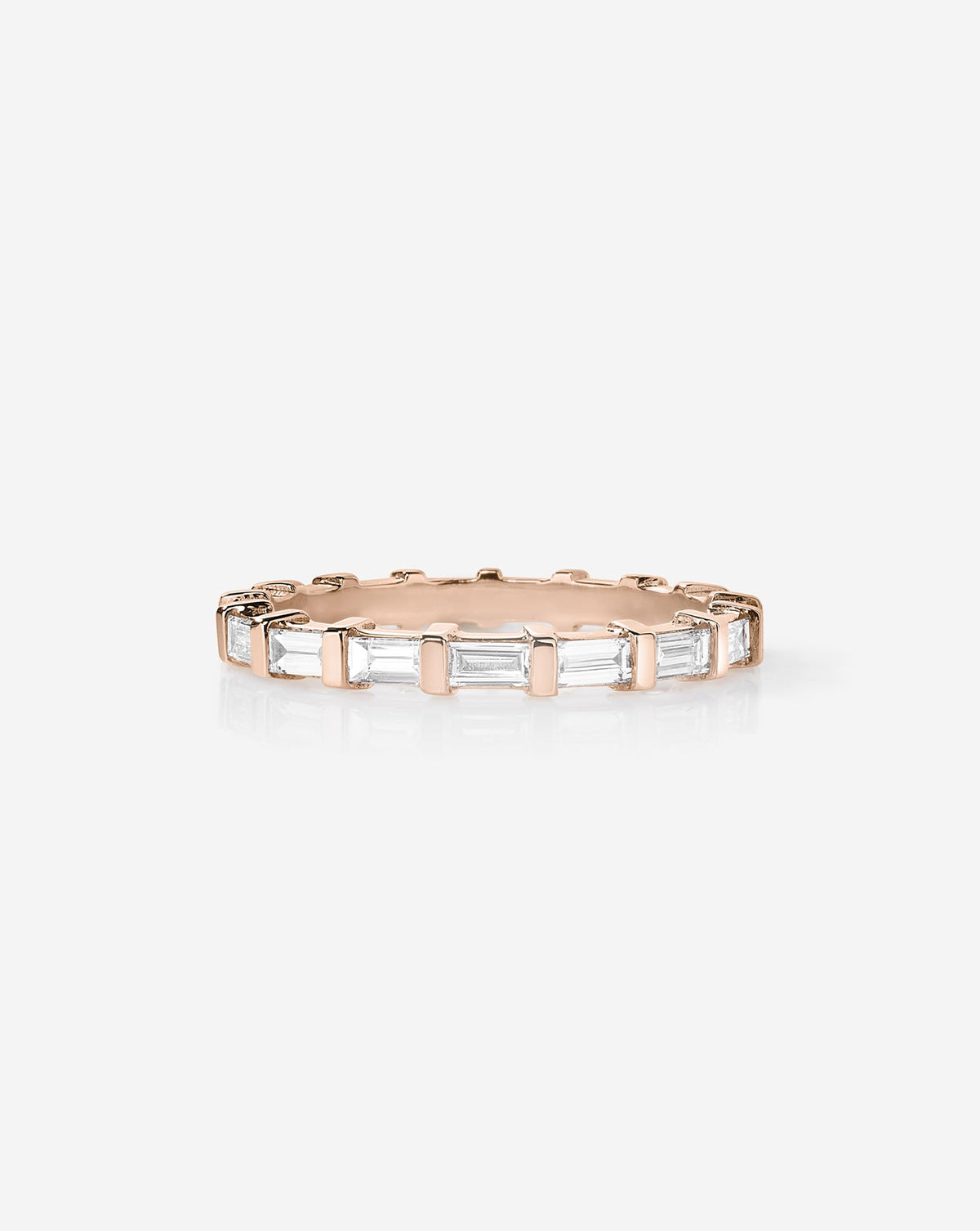 Baguette Bar Lab Diamond Eternity Band