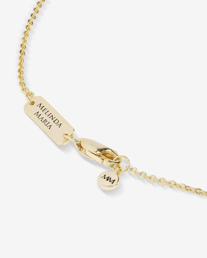 She's an Icon Small Heart Necklace - Gold|White Diamondettes