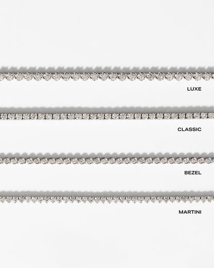 Classic Lab Diamond Tennis Necklace