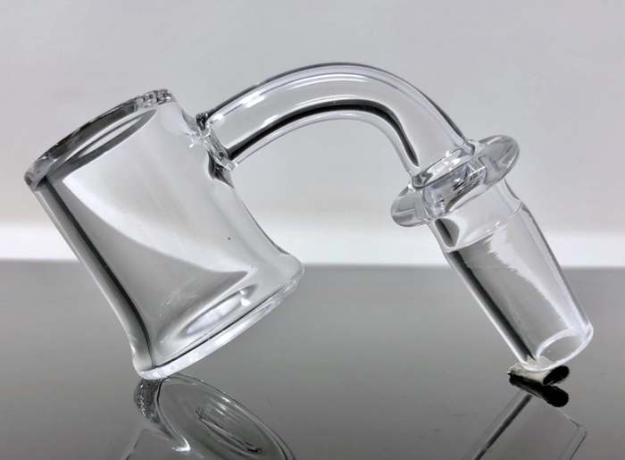 25mm Quartz Banger: AFM Flared Bottom, Efficient Heat Retention, Concentrate Vaporization, Generous Bucket for Larger Dabs, Premium Quartz, Durable Even Heating, Universal Fit Most Rigs Carb Caps, Low Maintenance Easy to Clean.