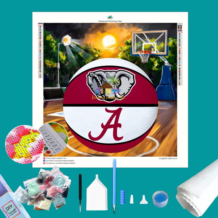 Alabama Basketball Diamond Painting