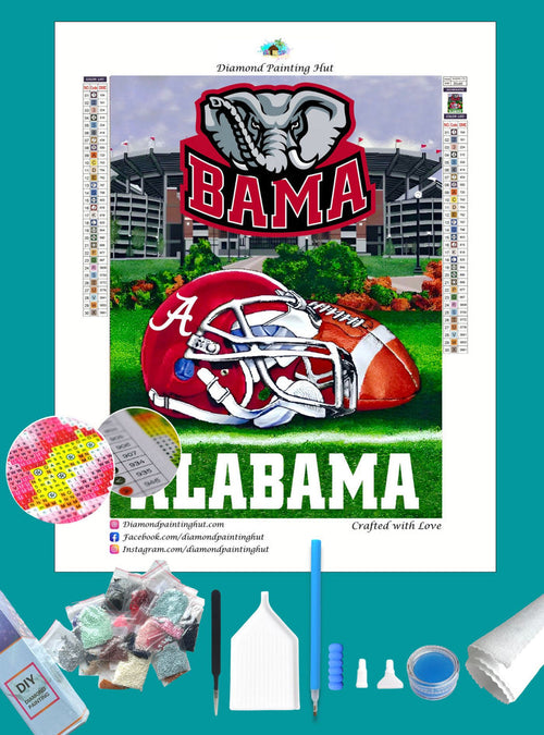Alabama NCAA Home Diamond Painting