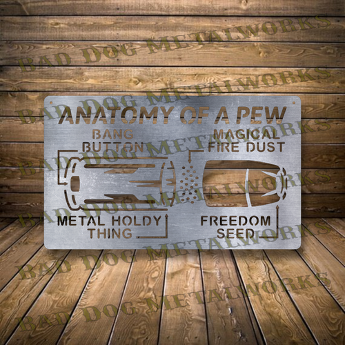 Anatomy of a Pew - Dxf and Svg