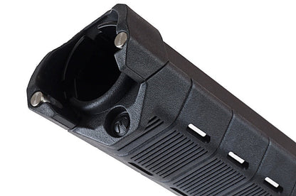 ARES M4 Frontsæt 205 mm sort, set fra siden