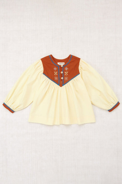 Betina Top in Raffia