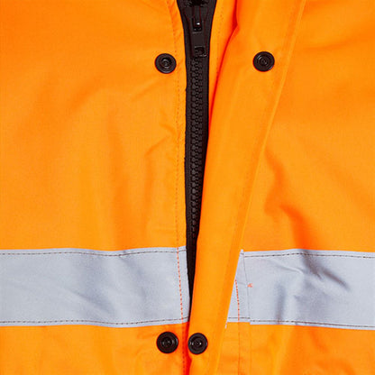 Blackrock Orange Padded Waterproof Hi Vis Bomber Jacket