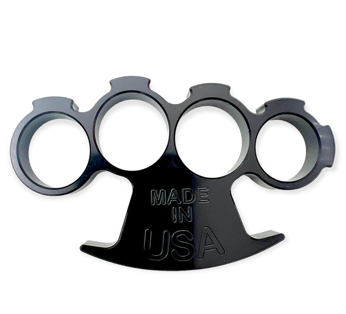 Black Brass Knuckles Made in the USA - AnyTime Blades