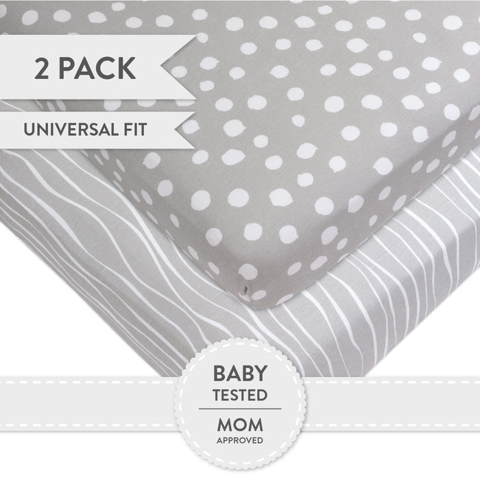 versatile soft Grey & White Abstract sheet set