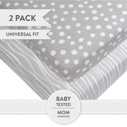 versatile soft Grey & White Abstract sheet set