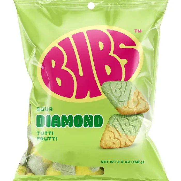 Bubs Sour Diamond Tutti Frutti