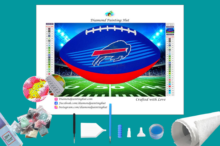 Buffalo Bills NFL Football Diamond Painting-Diamond Painting Hut