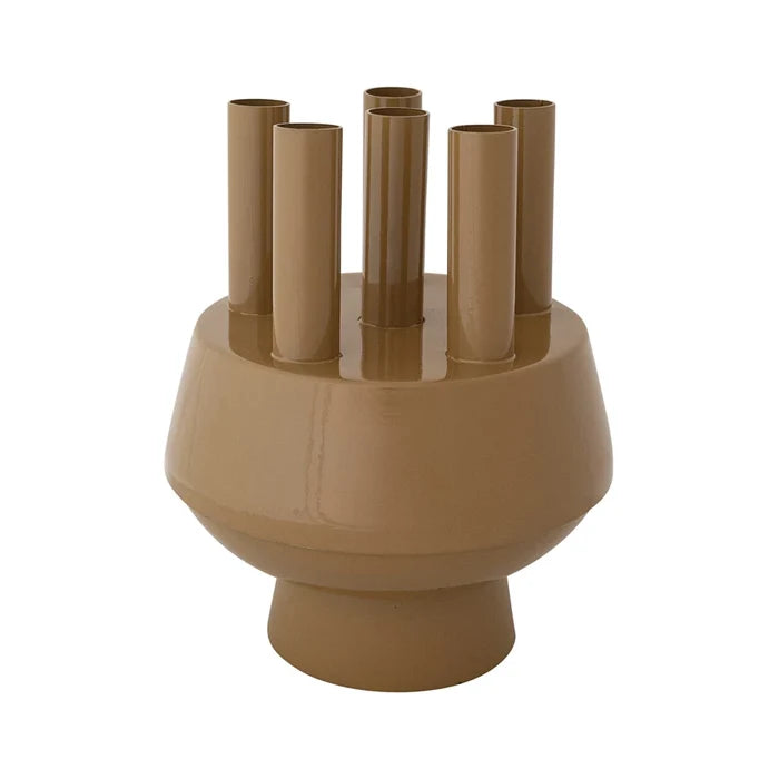 Camel Multi-Stem Vase