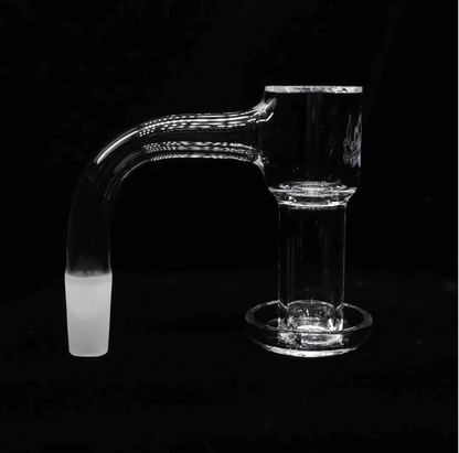 Campfire Quartz V2 Slurper Banger – Fully Fused Weld for Efficient Dabs: Slurper Design, Enhanced Airflow, Even Heating, Smooth Hits, Fully Fused Weld, Provides Durability, Improved Heat Retention, Premium Quartz, High-Quality Construction, Ensures Longevity, Versatile Fit, Compatible with a Variety of Rigs and Carb Caps, Easy Maintenance, Designed for Quick Cleaning, Consistent Performance.