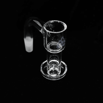 Premium Quartz Slurper Banger: Campfire Quartz V2, Fully Fused Weld, Slurper Design, Enhanced Airflow, Even Heating, Smooth Hits, Provides Durability, Improved Heat Retention, High-Quality Construction, Ensures Longevity, Versatile Fit, Compatible with Rigs and Carb Caps, Easy Maintenance, Quick Cleaning, Consistent Performance.