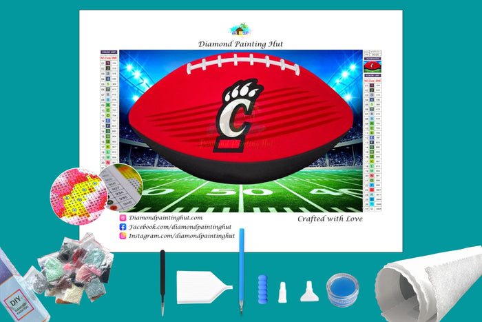 Cincinnati Bearcats Diamond Painting-Diamond Painting Hut