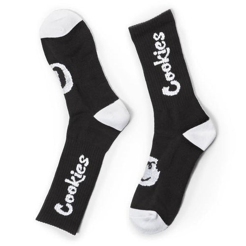 Cookies Logo Socks: Stylish and Comfortable Apparel, Iconic Branding, High-Quality Fabric, Unisex Fit, Durable Stitching, Perfect Gift, Everyday Wear