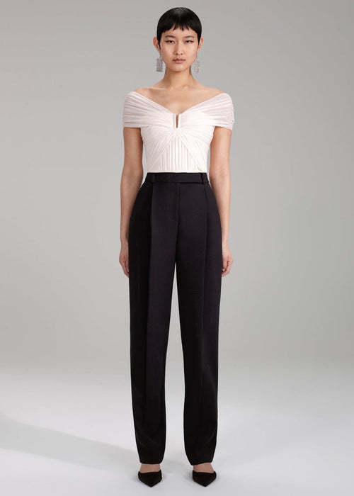 Cream Chiffon Top (White)