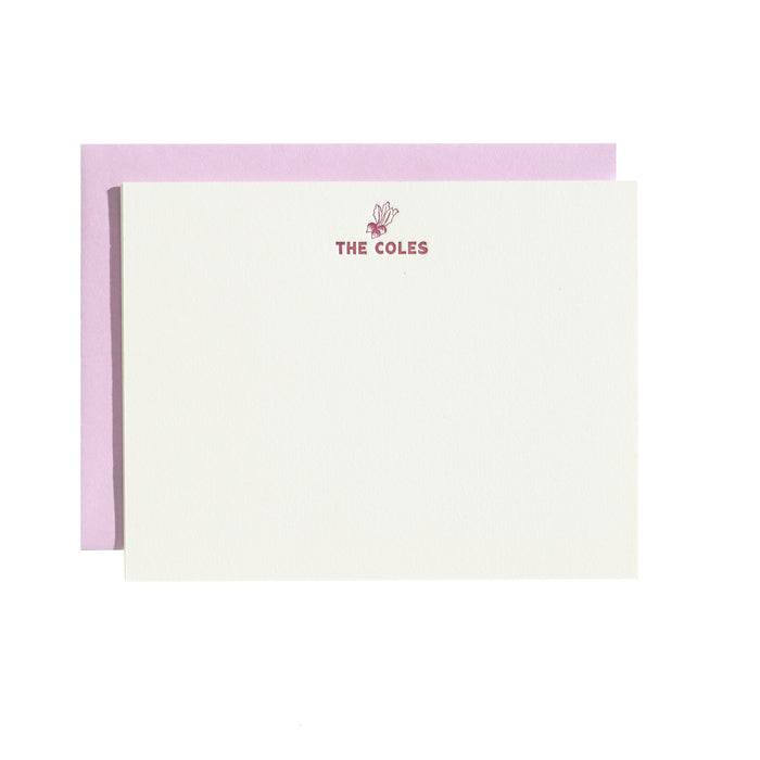 Custom Stationery - Flat note + Envelope