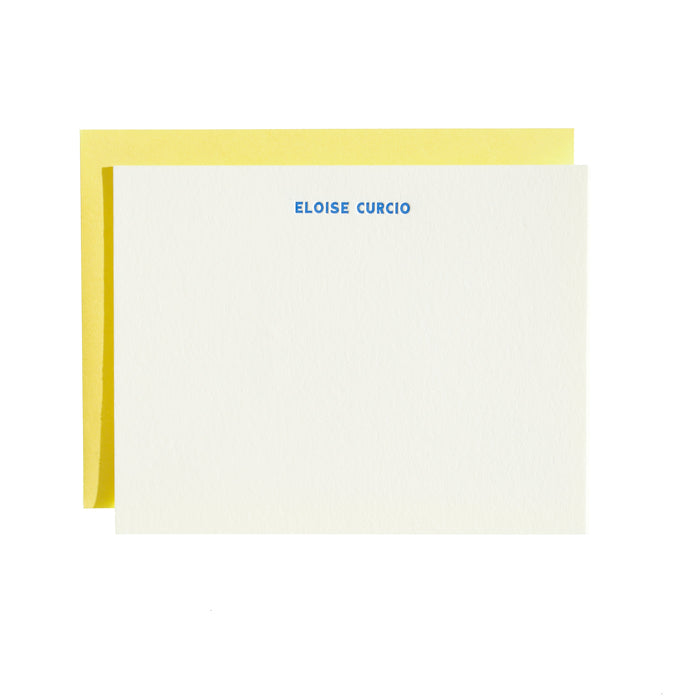 Custom Stationery - Flat note + Envelope
