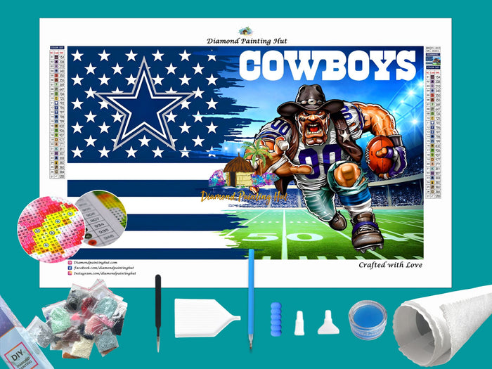 Cowboys NFL Flag Diamond Painting