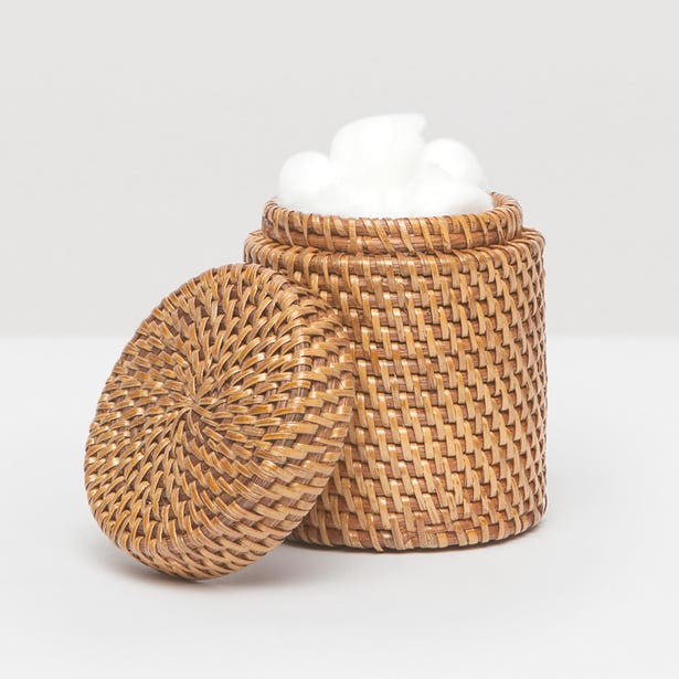 Canister / Brown Rattan