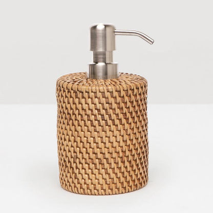 Soap Pump / Brown Rattan