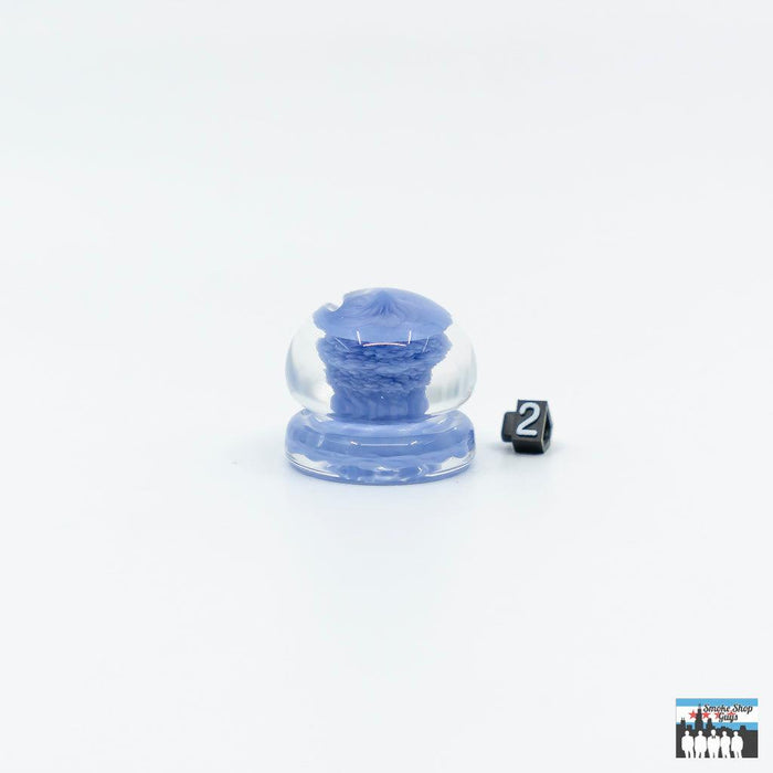 Colorful Glass Spinner Caps: Deschutes River Sphere, Handcrafted Excellence, High-Quality Glass, Durability, Efficient Design, Channel-Cut Airflow, Improves Concentrate Vaporization, Universal Fit, Compatible with Most Quartz Bangers and Rigs, Vibrant Assorted Colors, Enhance Your Rig's Look, Easy Maintenance, Simple to Clean, Long-Term Performance.