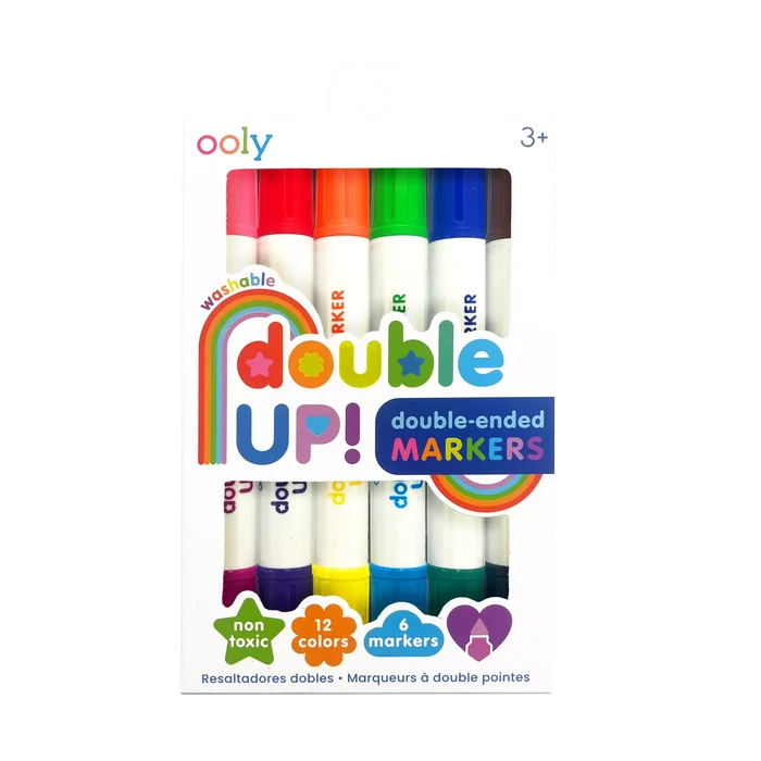 Double Up! Washable Double Ended Markers