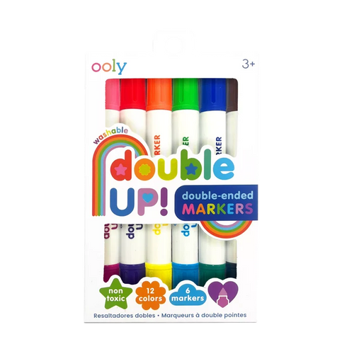 Double Up! Washable Double Ended Markers