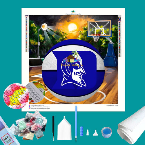 Duke Basketball Diamond Painting