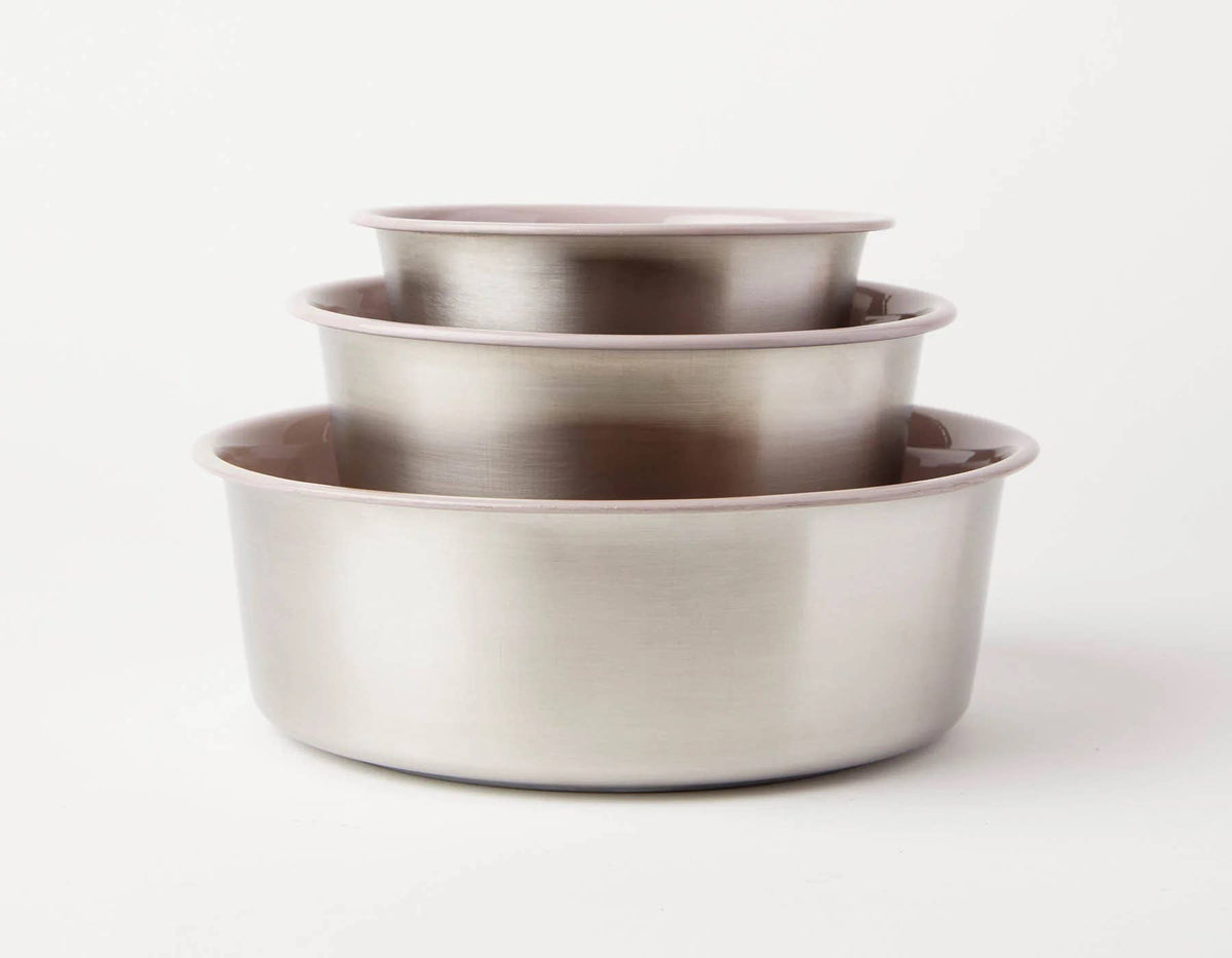 Jax & Bones Bone Slow Feeder Bowl Pink Medium