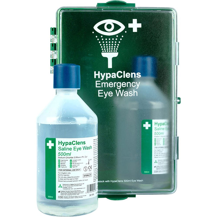 Eye Wash Cabinet with Wall Mount Bracket (2 x 500ml Eyewash)