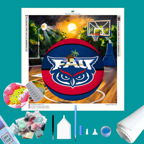 FAU Basketball Diamond Painting