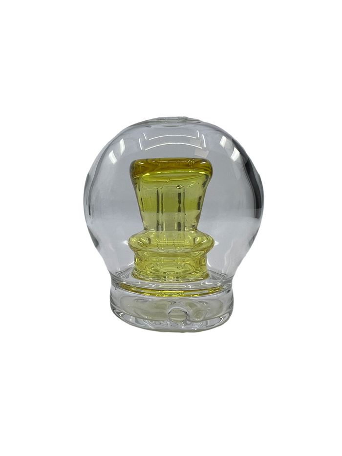 FlexerJones Orb Attachment for Puffco Peak Pro in Black – premium vapor cooling with a sleek design.