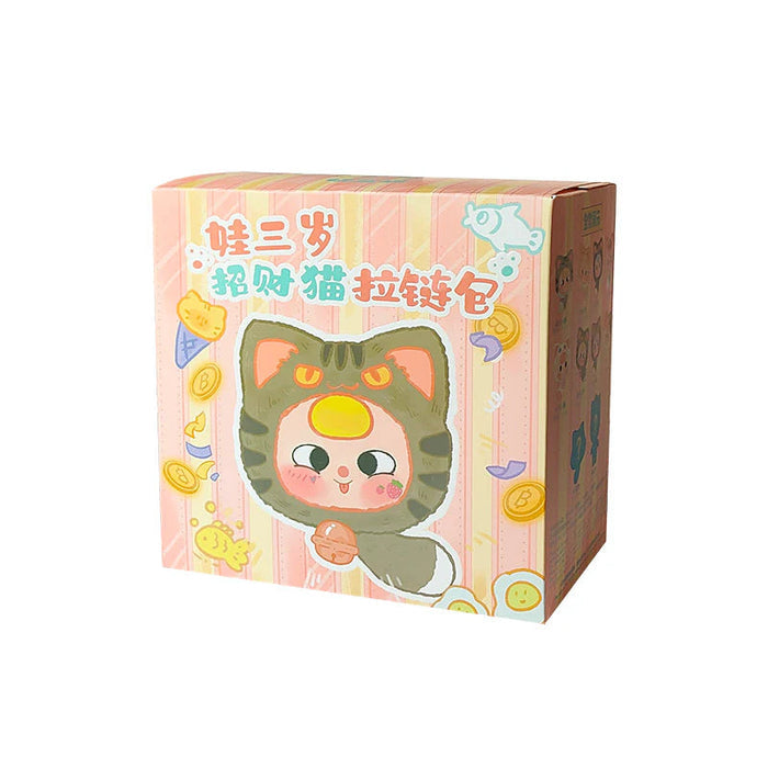 Fortune Cat Zipper Bag