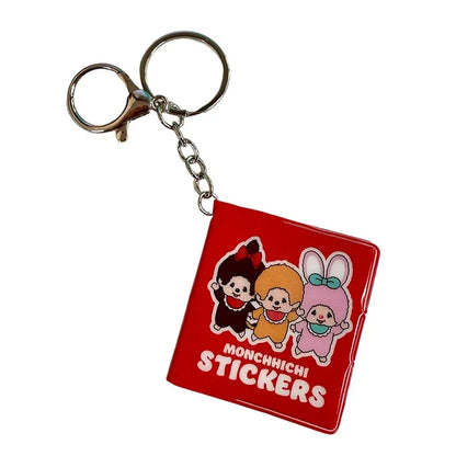 Friends Forever Monchhichi Mini Stickerbook Keychain